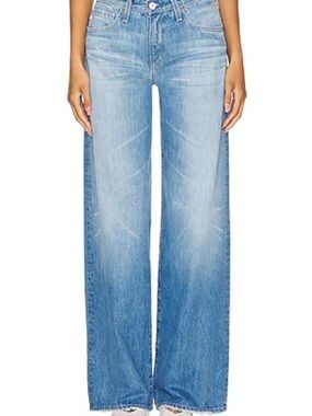 Ag Adriano Goldschmied Light Blue Wide Leg Jeans